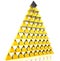 Golden pyramid