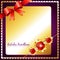 Golden rakhi design