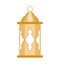 golden ramadan lamp old