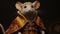 Golden Rat: A Photorealistic Portrait With Exquisite Clothing Detail