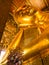 Golden reclining buddha in Wat Pho