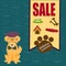 The Golden Retriever with the hipster style sale banner