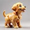 Golden retriever puppy dog happy comedy companion