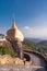 The Golden Rock, Myanmar - February 21, 2014 : Kyaiktiyo Pagoda