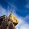 Golden Rock, sacred Buddhist place in Kyaiktiyo, Myanmar (Burma)