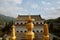 Golden roof in Wutai Mountain temple, Shanxi, China