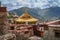 Golden rooftops of tibetan monastery