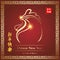 Golden rooster year\'s religion of Buddha at start good day in 2017