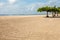 Golden sandy beach ready to enjoy. Sanur, Bali