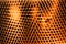 Golden scaly metal blurred background