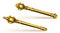 Golden scepter for king or queen, royal wand.