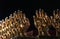 Golden sculpture hands