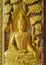 Golden Sculpture High-relief buddha