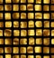 Golden seamless background for design. Golden mosaic background.