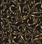 Golden seamless floral background