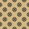 Golden seamless pattern in oriental style. Subtle gold