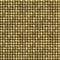 Golden seamless pattern of woven wicker