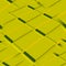 Golden seamless texture with rectangular tiles arranged diagonally. Yellow background with rectangular elements. Gold bars