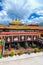 The golden shining solemn Jokhang Temple