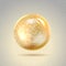 Golden shiny perl