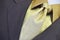 Golden Shirt - golden necktie - suit