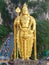 Golden shiva statue at the Batu Caves