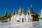 Golden Shwedagon temple the main buddhist stupa in Yangon, Myanmar