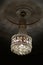 Golden and silver stylish crystal small chandelier home photo