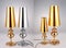 Golden and silver Table lamps,Luxury table lights