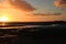 Golden Skies At Ravenglass, Cumbria