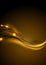 Golden smooth glowing luminous waves background