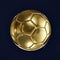 Golden soccer ball