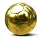 Golden soccer ball