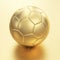 Golden soccer ball