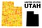 Golden Square Pattern Map of Utah State