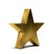 Golden Star Award Illustration. 3D Rendering Design