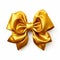 Golden Star Elegance: The Perfect Gift Bow in Brilliant Detail