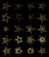 Golden star line random set