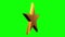 Golden star rotate