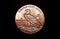 Golden state mint copper coin