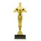Golden statue award in form of man