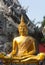 Golden statue of Buddha at Silver temple in Chiang Mai, Northern Thailand