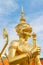 Golden statue of Kinnara