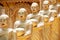 Golden Statues in Phnom Penh, Cambodia