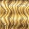 Golden striped waves vector abstract background