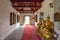 The golden stupa interior on top of Mount Phou Si in Luang Prabang, Laos