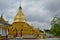 The golden stupa. Kuthodaw pagoda. Mandalay. Myanmar