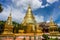 Golden Stupa of Wat Phra Sing Ancient Temple of Chiangmai, Thailand