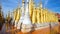 Golden stupas of Inn Thein complex, Myanmar