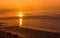 Golden Sunrise over Penarth Beach